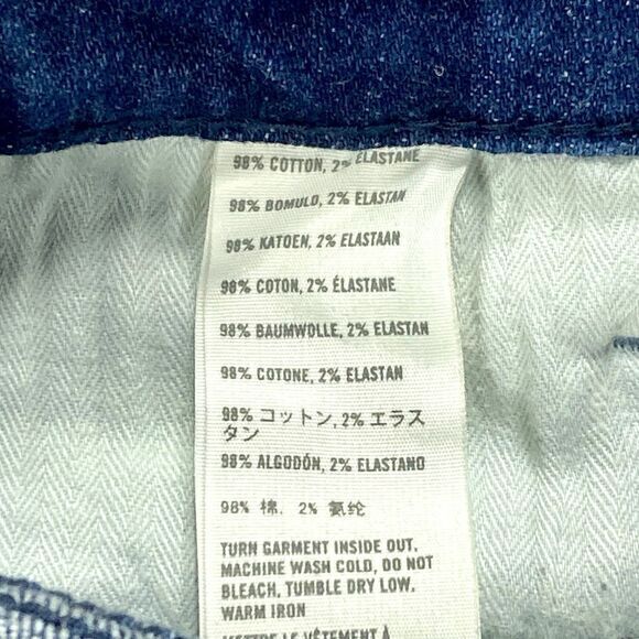 Hollister Vintage Denim Mini Skirt Women 25 Blue Medium Wash Pockets Modest Chic - Picture 11 of 11